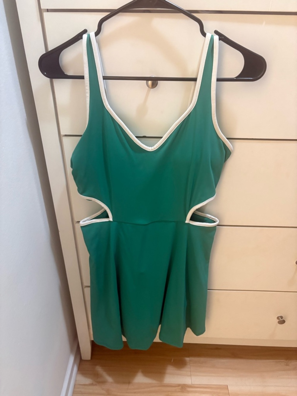 Women’s Green Cutout Athletic Dress
